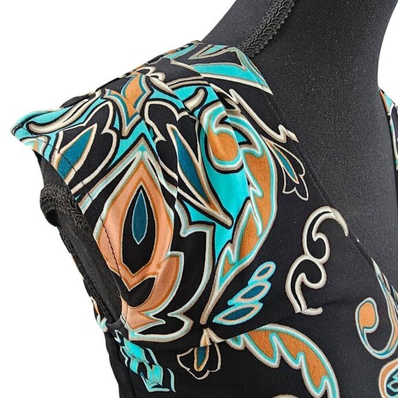 Le Chateau Women's Slip Dress, XXS, Midi Length, Sleeveless V-Neck - Picture 10 of 16